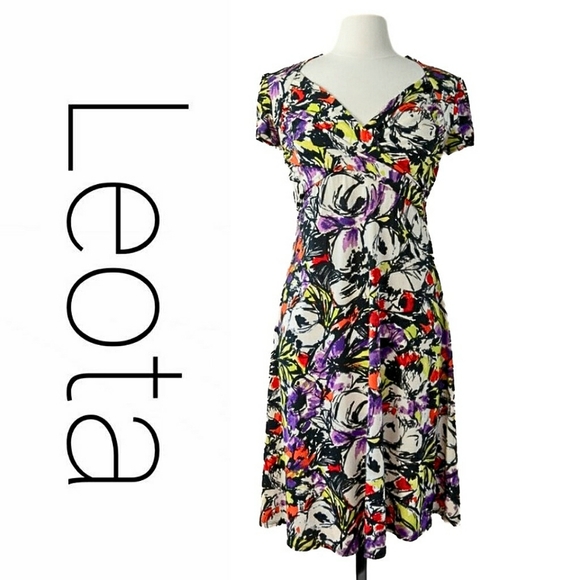 Leota | Birds and the Bees Maternity Dress | Multi Color Floral | Medium - Picture 1 of 8